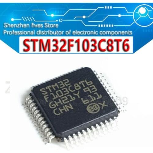 1piece 100% New STM32F103C8T6 STM32F 103C8T6 QFP-48 Chipset