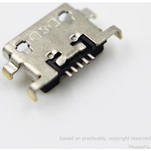 2pcs/lot Micro 5P USB Charging Port 0.8 distance Parts For Lenovo IdeaTab S6000F S6000 Tablet A369 S720 A298T S890 S880