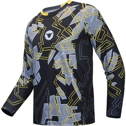 2021 motorcycle mountain bike team downhill jersey MTB Off-road DH MX bicycle locomotive shirt cross country mtb jersey