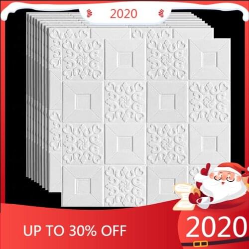 3D Wall Stickers Wallpaper Pe Foam Stone Pattern Living Room Bedroom Kids Bathroom Home Decor Kitchen TV Backgroud Waterproof
