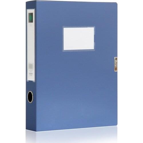 5603 File Box A4 Adhesive Cadre Personnel Plastic File Box PP Folder Information Office supplies learning stationery