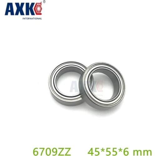 Axk The High Quality Of Ultra-thin Deep Groove Ball Bearings 6709zz 45*55*6 Mm