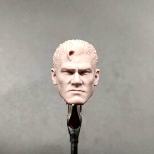 Blank 1/12 Scale Frank Castle Head Sculpt Unpainted Fit 6" ML Figure