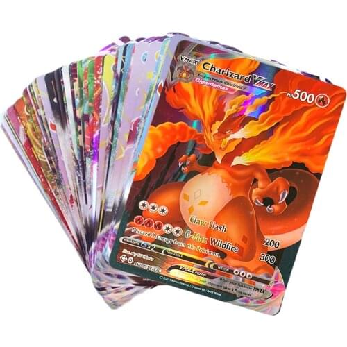 200 V MAX 300 GX No Repeat TOMY Pokemon Card Vmax TAG TEAM Game Cards
