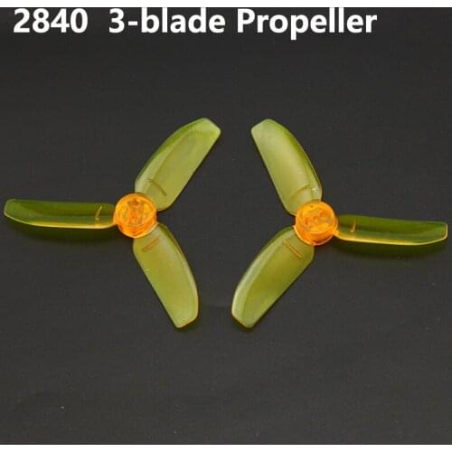 Kingkong 2840 3-blade Propeller 2.8X4 CW CCW 1.5mm Mounting Hole for FPV Quadcopter RC Racer Drones