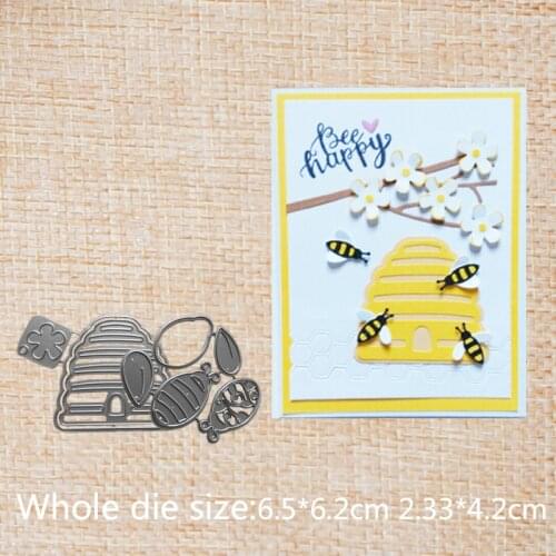 Cartoon bee Metal Cutting Dies New for Craft Dies Scrapbooking for Card Making Album Embossing Paper Stencil Decor