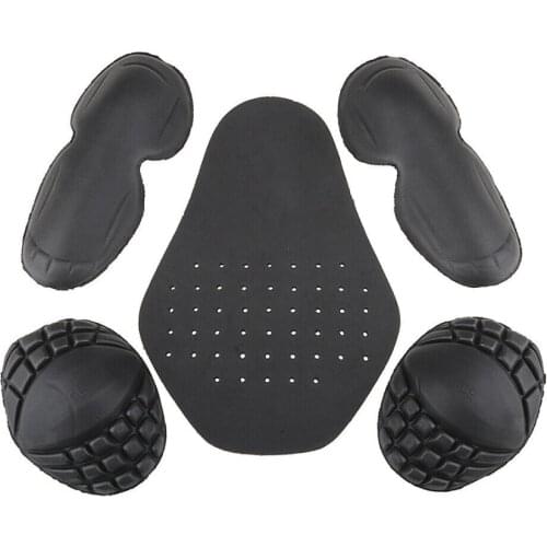 Motorcycle Jacket Lining Protectors Pad Shoulders Elbow Back Armor Black for Motocross Racing Skiing ICE Skating Bike Cycling