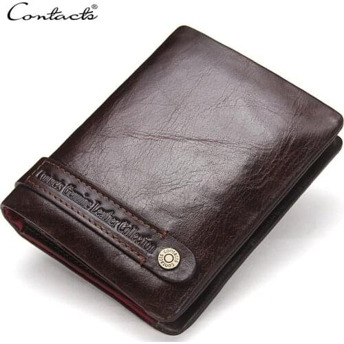 Mens Purse Leather Casual Leather Mens Wallet Multifunctional Fashion Trendy Leather Mens Money Bag