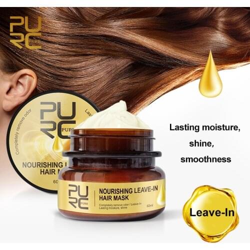 PURC New Arrivals Nourishing Leave-In Hair Mask Completely Remove Odor Lasting Moisture Shine Hair & Scalp Treatments Hair Care