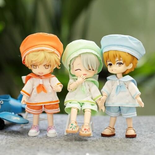 Clothes Obitsu11 OB11 1/12 Sailor suit available for cu-poche OB11 accessories Sailor suit coat