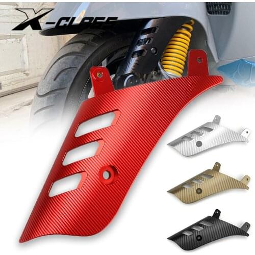 Motorcycle Front Wheel Rocker Shock Absorber Side Cover Protector Red CNC Aluminum for VESPA GTS 125 200 300 2013 - 2019 2020