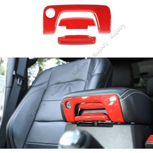 Armrest Switch Lock Frame Decor Cover Trim for Jeep Wrangler JL 2018+ Car Styling Accessories