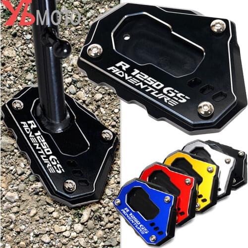 Motorcycle KickStand Side Stand Enlarge Extension Pad Fit For BMW R1250GS 2018 2019 R1200GS LC 2013-2018 R1200GS Rallye F750GS