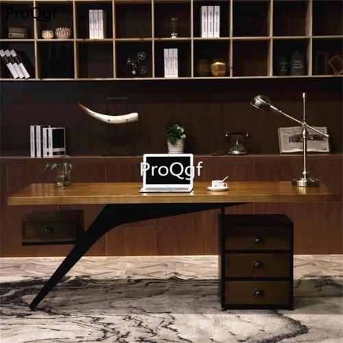 Prodgf 1 Set Ins Minshuku Office Industrial Table with cabinet