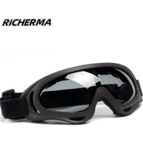 UV400 Protective Motorcycle Glasses Windproof Dustproof Motocross Goggles Anti-UV Anti-Glare Safety Glasses For ATV Snowmobile