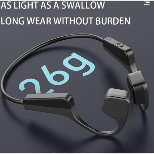 V11 Lightweight Bluetooth Bone Conduction Sport Headphones Wireless Earphones Earphones Outdoor for Workouts and Running