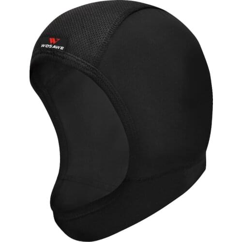 WOSAWE Motorcycle Helmet Inner Cap Anti-sweat Anti-Shrink Breathable Mask Bicycle Motobike Face Mask Motocross Headgear