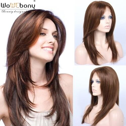 WoWEbony Long Hair Wigs