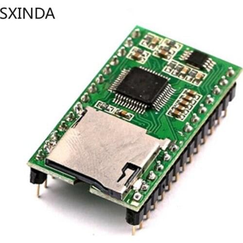 10PCS QJ5001M02 new version WT5001M02-28P U-disk player SD card voice module MP3 Sound module