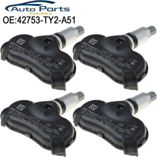 4PCS New Tire Pressure Sensor For Honda 2009-2013 Acura TL ZDX 2AX RLX 315MHz 42753-TY2-A51 42753TY2A51 TPMS Sensor