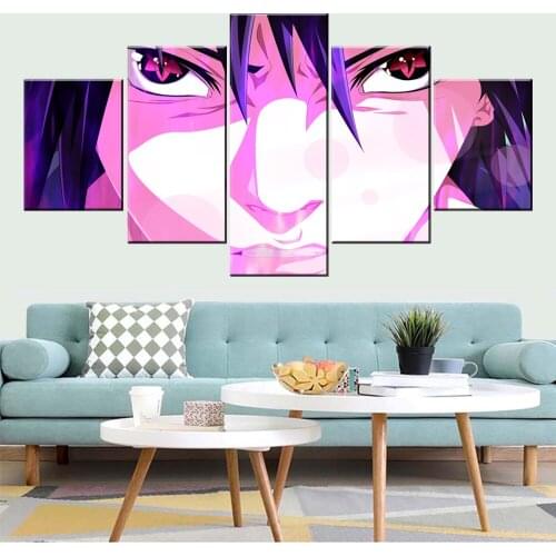 5 Piece Canvas Wall Art Prints Anime Poster Ninja Home Decor Modular Pictures For Living Room Framed Modern Decorative Painting