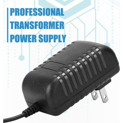 US/UK Plug Adapter Power Supply Transformer DC 12V 2A 100V-240V24W Regulated Switching Power Supply Center Positive Power Supply