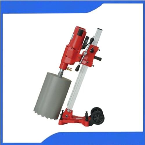 Diamond Core Drill Machine OB-255BE 4250W Velocity-Adjustable Drilling Machine Speed Adjustable Angled Engineering Water Rig
