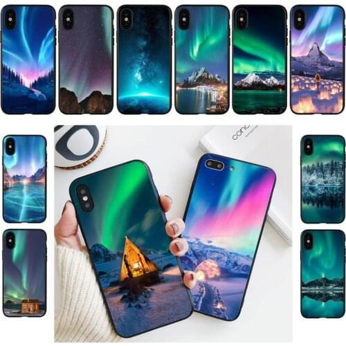 YNDFCNB Northern lights Phone Case For iPhone 11 8 7 6 6S Plus X XS MAX 5 5S se 2020 11 12pro max iphone xr case