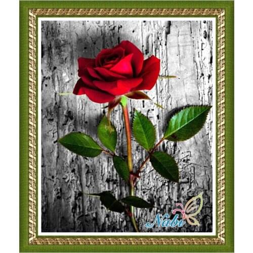 Flower rose palettes shadows 3d diy beadwork 445KK - Square diamond mosaic painting Diamond embroidery cross stitch