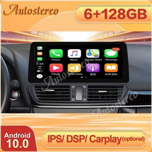 For Mazda 3 AlexAngkesaila 2014-2019 Carplay 6+128 Android10 Car GPS Navigation Multimedia Player Headunit Auto Radio IPS Screen
