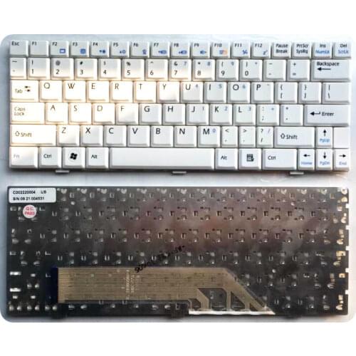 US For MSI U100 U100X U110 U115 U123 U120 U90 U90X U9 U10 Laptop Keyboard New White English