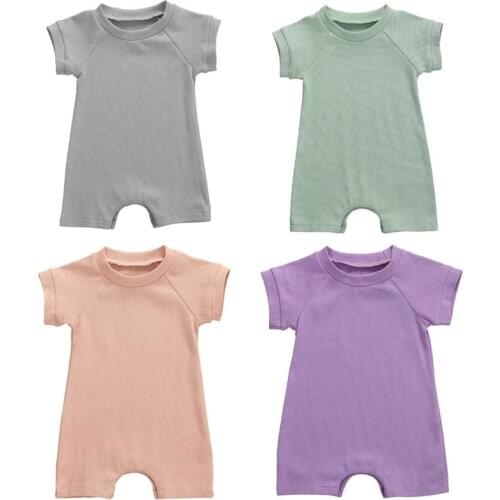 2020 Baby Romper Newborn Baby Clothes Boys Girls Summer Jumpsuit Cotton Outfit Casual baby boy clothes 0-18M