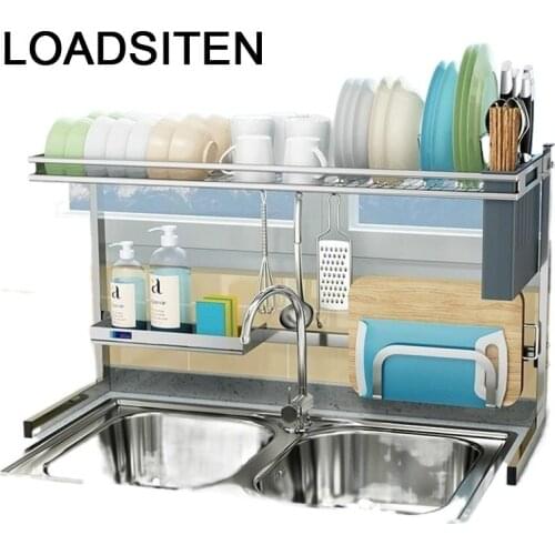 Almacenamiento Supplies Cosas De Cosina Sink Stainless Steel Organizador Cozinha Cocina Cuisine Rack Kitchen Organizer