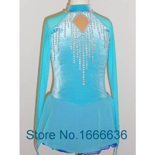 Hot Sales Custom Figure Skating Dresses For Women Elegant New Brand Vogue Ice Skating Dresses For Competition DR2883