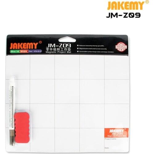 JAKEMY JM-Z09 Magnetic assemble disassemble diy tools office desk drawing table mat with a marker pen for repair