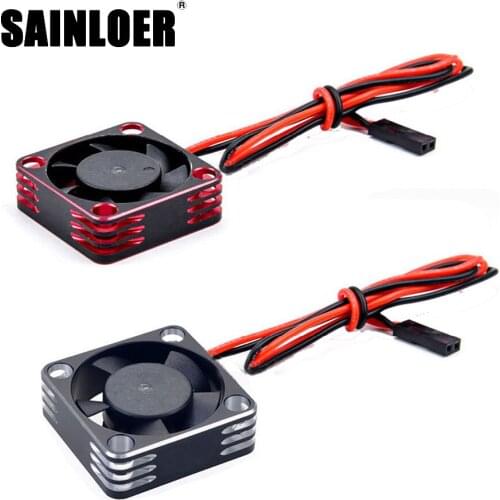 SAINLOER Metal Cooling Fan Motor 30mm Aluminum Cool Fan Heat Sink Fan Cover for 3650 540 550RC Motor