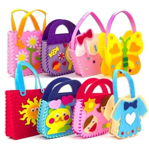 Sewing Kits for Kids Educational DIY Art Craft with Safety Needle Thread Harmless Felt Beginner Children Girls Boys Art Project