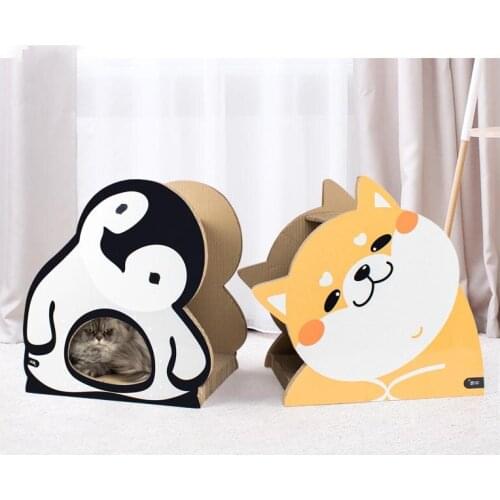 Love Letter New Cat Scratcher Penguin Cat Litter Corrugated Cat Scratcher Cute Claw Sharpener Pet Cat Toy Cat Supplies