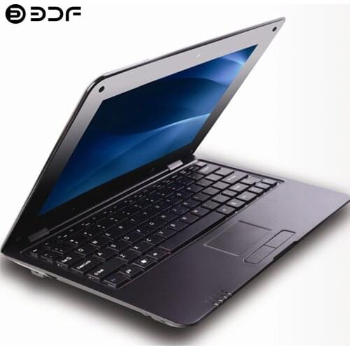 New 10.1 Inch Notebook Fashion Portable Quad Core Android 6.0 laptop Android Tablet Pc WiFi Bluetooth USB RJ45 Mini Netbook