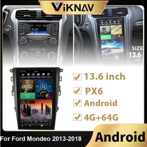 PX6 Android Radio Stereo Receiver Multimedia Player For Ford Mondeo 2013 2014 2015 2016 2017 2018 car GPS Navigation Head Unit