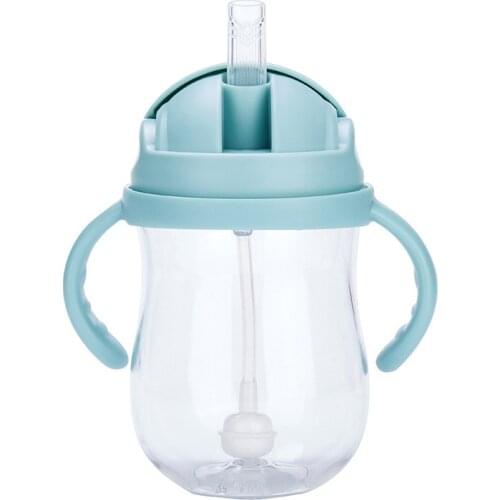 Silica Gel Feeding Kids Toddler Newborn Baby Drink Cups Water Bottles Kids Drinking Sippy A Cup with Straw Infantil Drinker