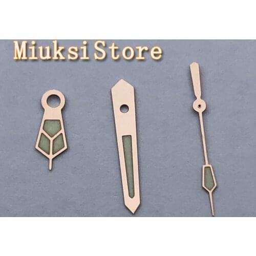 Super C3 luminous rose gold watch hands for NH35A NH36A 7S26 7002 7009 4R35 4R36 movement