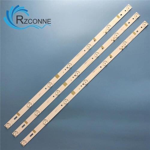 LED Backlight strip 7 lamp For JVC 32'' TV HL-00320A28-0701S-05 04 A2 A3 LED-32D8 LT-32DE75 180.DT0-32D900-0H CX315DLEDM