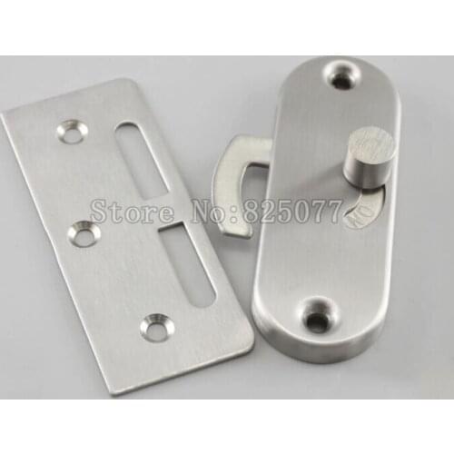 5PCS Stainless steel sliding door hook lock,For Aluminum alloy Wooden doors,Single-sided lock,Surface mounting JF1192