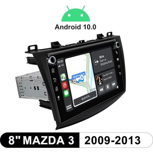 8 Inch Radio 1 din Android Central Multimedia 1Din Video Players GPS Automotive Sound Smart Car System 4G For 2009-2013 Mazda 3
