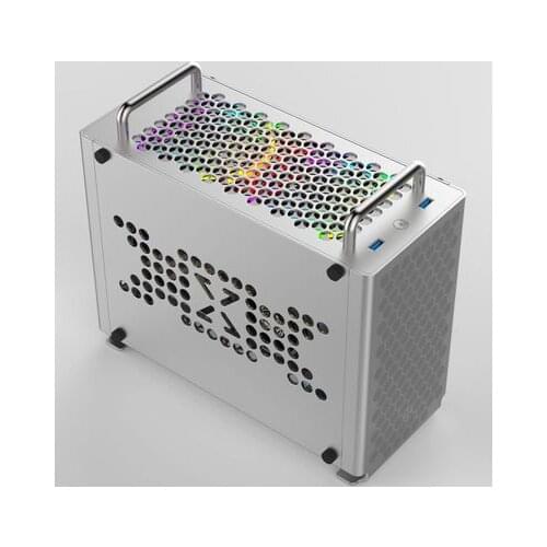 B1 B2 plus all aluminum itx Mini A4 portable side transparent 240 water cooled 30 graphics card