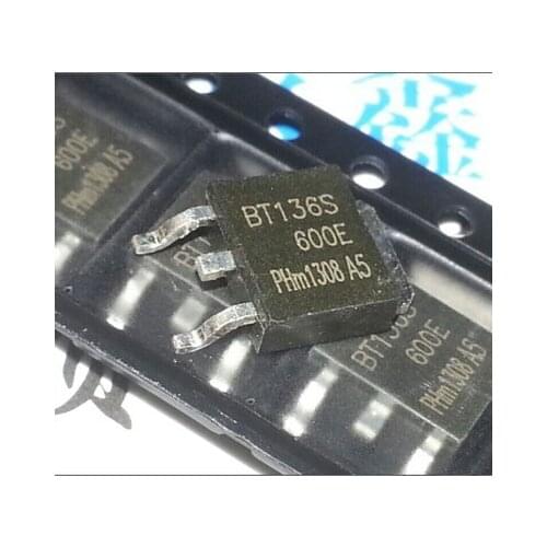 BT136S BT136S-600 BT136S-600E 136S-600 TO252 SOT252 100pcs/Lot