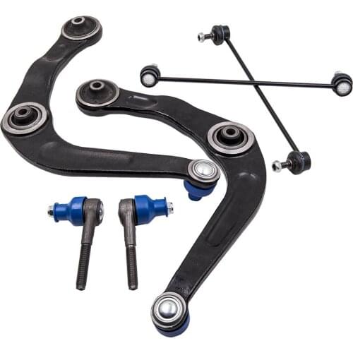 Fast Shipping Front Wishbone Track Control Arm Tie Rod End Set Kit For PEUGEOT 206 206SW 1998-2006