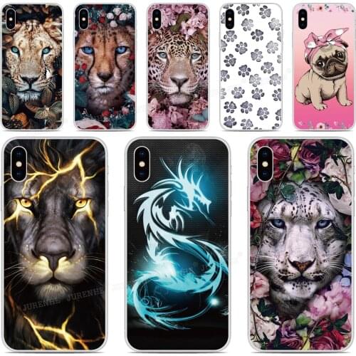 Dog Tiger Dragon Phone Case For BlackBerry KEYone KEY 2 Priv Motion Passport Q30 Z10 Z30 Q10 DTEK50 DTEK60 DTEK70 Soft tpu Cover