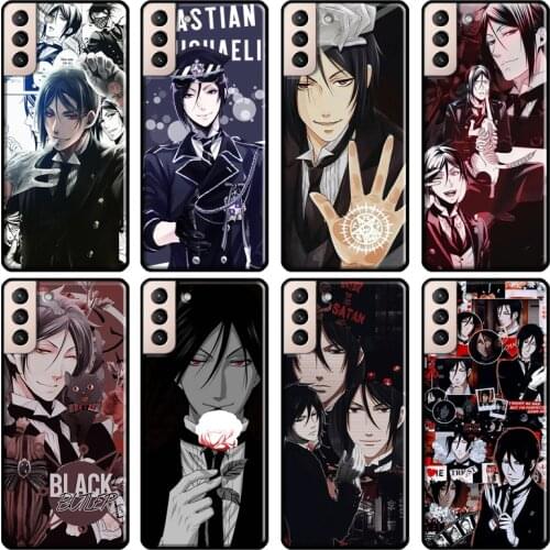 Black Butler Sebastian Michaelis Soft Cover For Samsung Galaxy S20 FE S8 S9 S10 Plus Note 10 Note 20 S21 Ultra Back Case